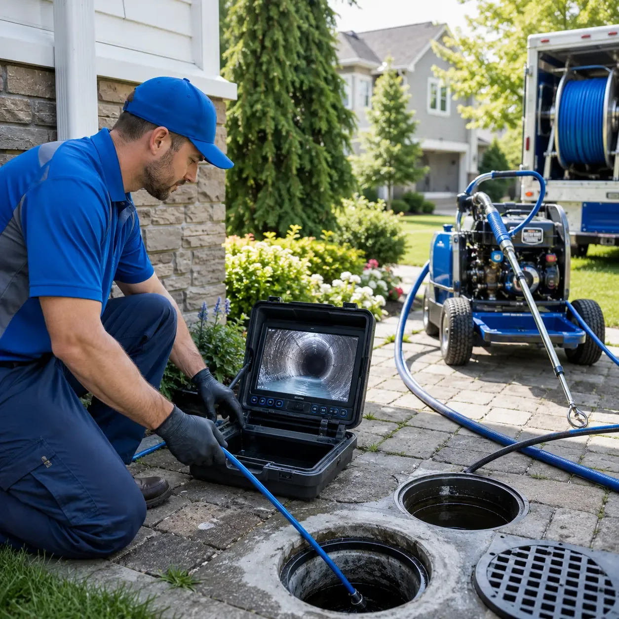 Outdoor drain cleaning professionals serving Cookstown, NJ